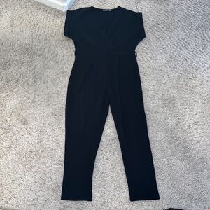 Boohoo Black Minimalist Jumpsuit